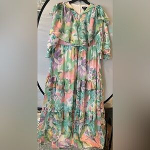 Boohoo Pastel Plaid Dress